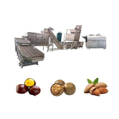 500KG 2000KG Continuous Peanut Cashew Nut Cocoa Bean Roasting Machine Soybean Automatic Roasted Peanuts Line
