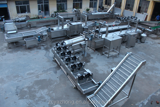 Hot Sale Fully Automatic Industrial Frozen French Fries Production Line Cassava Fresh Finger Potato Chips Making Machine Price