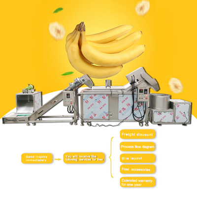 Industrial Snack Machines to Manufacture Banana Plantain Chips Potato Chips Making Machine Half Automatic