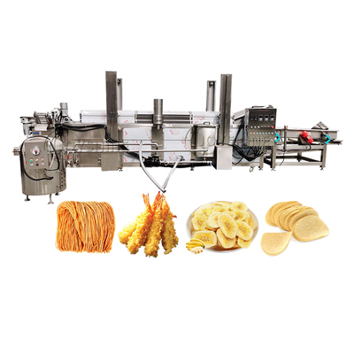 100kg/h Double Tanks Industrial Potato Frying Machine Deep Fryer for Restaurant