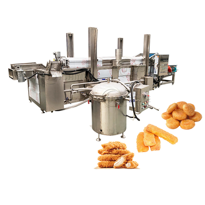 100kg/h Double Tanks Industrial Potato Frying Machine Deep Fryer for Restaurant