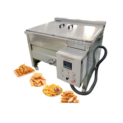 100kg/h Double Tanks Industrial Electric Chicken Deep Fryer for Restaurant Potato Frying Machine